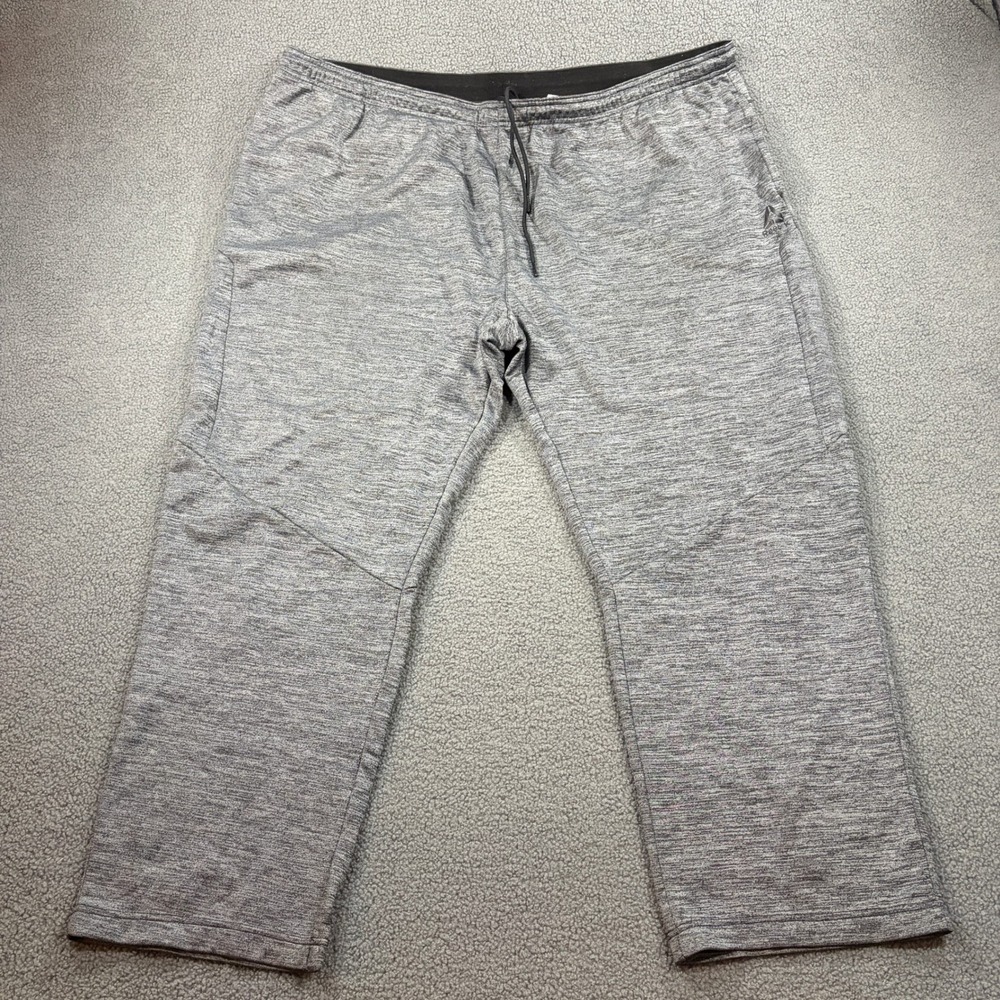 Reebok Sweatpants Mens 3XL Gray Speedwick Fleece Joggers DXLF19071 Activewear